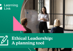 Ethical leadership planning tool tile rebrand