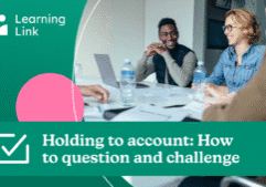 Holding to account question challenge tile rebrand