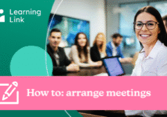 How to arrange meetings tile rebrand
